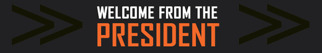 Welcome from the President